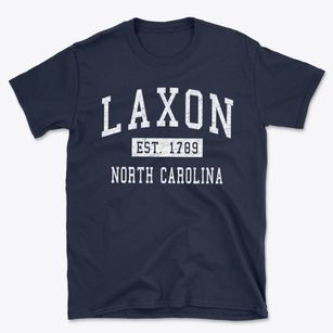 Laxon North Carolina Classic Established Basic T-Shirt