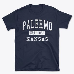 Palermo Kansas Classic Established Basic T-Shirt