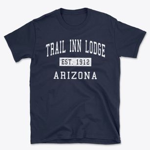 Trail Inn Lodge Arizona Classic Established Basic T-Shirt