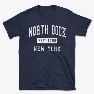 North Dock New York Classic Established Basic T-Shirt