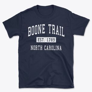 Boone Trail North Carolina Classic Established Basic T-Shirt