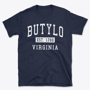 Butylo Virginia Classic Established Basic T-Shirt