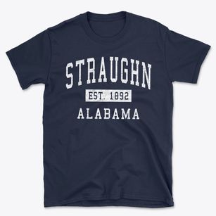 Straughn Alabama Classic Established Basic T-Shirt