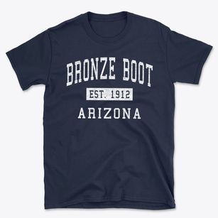 Bronze Boot Arizona Classic Established Basic T-Shirt
