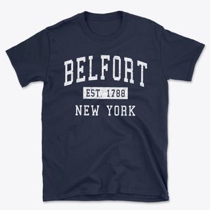 Belfort New York Classic Established Basic T-Shirt