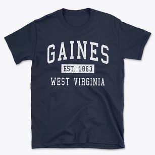 Gaines West Virginia Classic Established Basic T-Shirt