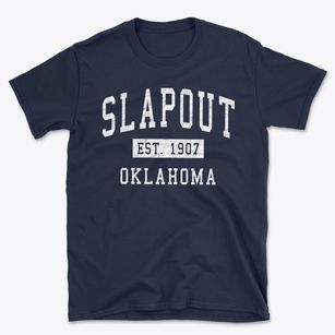 Slapout Oklahoma Classic Established Basic T-Shirt