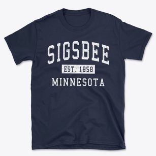 Sigsbee Minnesota Classic Established Basic T-Shirt