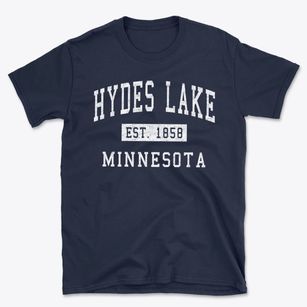 Hydes Lake Minnesota Classic Established Basic T-Shirt