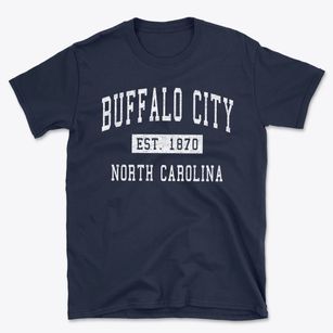 Buffalo City North Carolina Classic Established Basic T-Shirt