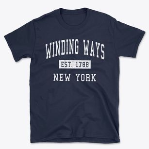 Winding Ways New York Classic Established Basic T-Shirt