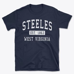 Steeles West Virginia Classic Established Basic T-Shirt