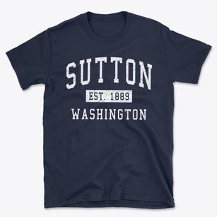 Sutton Washington Classic Established Basic T-Shirt