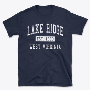 Lake Ridge West Virginia Classic Established Basic T-Shirt