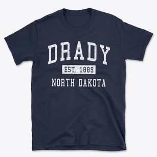 Drady North Dakota Classic Established Basic T-Shirt