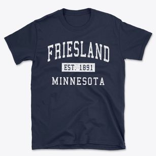 Friesland Minnesota Classic Established Basic T-Shirt