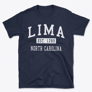Lima North Carolina Classic Established Basic T-Shirt