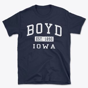 Boyd Iowa Classic Established Basic T-Shirt