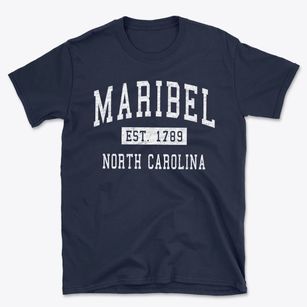 Maribel North Carolina Classic Established Basic T-Shirt