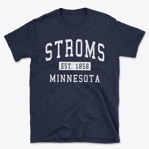 Stroms Minnesota Classic Established Basic T-Shirt