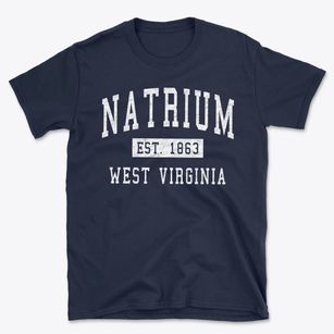 Natrium West Virginia Classic Established Basic T-Shirt