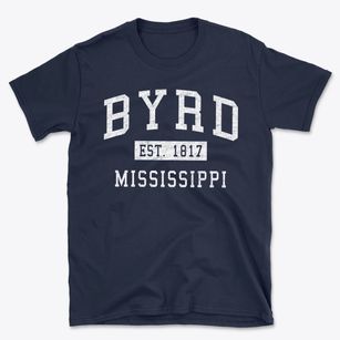 Byrd Mississippi Classic Established Basic T-Shirt