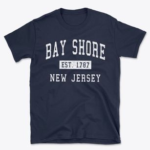 Bay Shore New Jersey Classic Established Basic T-Shirt