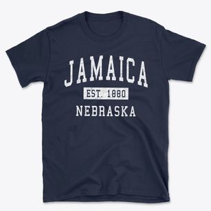 Jamaica Nebraska Classic Established Basic T-Shirt