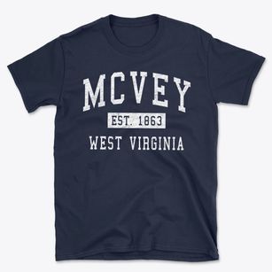 Mcvey West Virginia Classic Established Basic T-Shirt