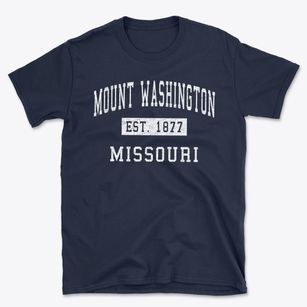 Mount Washington Missouri Classic Established Basic T-Shirt