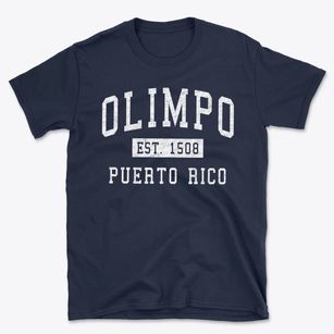Olimpo Puerto Rico Classic Established Basic T-Shirt