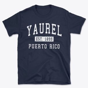 Yaurel Puerto Rico Classic Established Basic T-Shirt