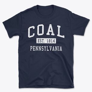 Coal Pennsylvania Classic Established Basic T-Shirt