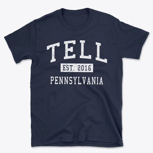 Tell Pennsylvania Classic Established Basic T-Shirt
