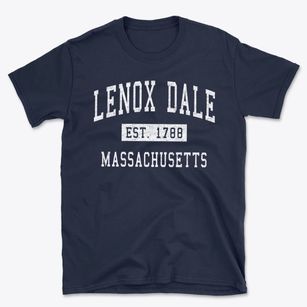 Lenox Dale Massachusetts Classic Established Basic T-Shirt
