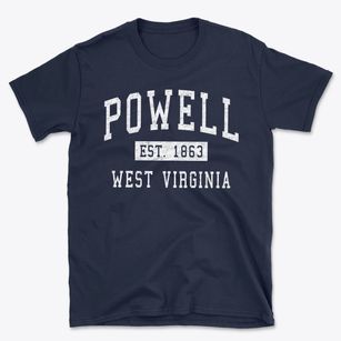 Powell West Virginia Classic Established Basic T-Shirt