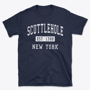 Scuttlehole New York Classic Established Basic T-Shirt