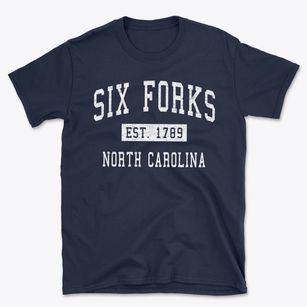 Six Forks North Carolina Classic Established Basic T-Shirt
