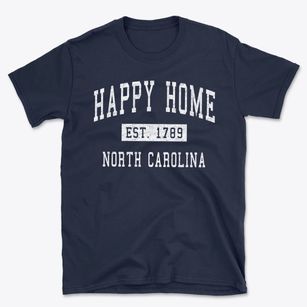 Happy Home North Carolina Classic Established Basic T-Shirt