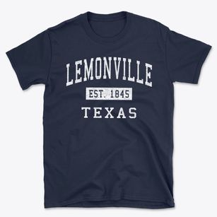 Lemonville Texas Classic Established Basic T-Shirt