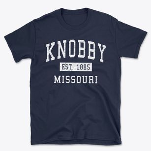 Knobby Missouri Classic Established Basic T-Shirt