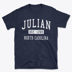 Julian North Carolina Classic Established Basic T-Shirt