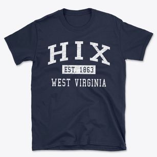 Hix West Virginia Classic Established Basic T-Shirt
