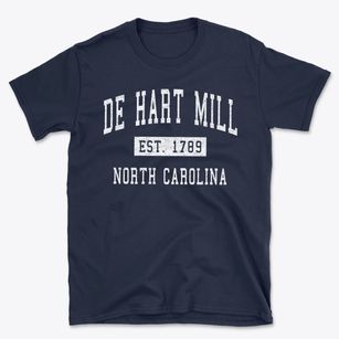 De Hart Mill North Carolina Classic Established Basic T-Shirt