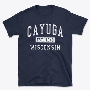 Cayuga Wisconsin Classic Established Basic T-Shirt