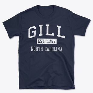 Gill North Carolina Classic Established Basic T-Shirt