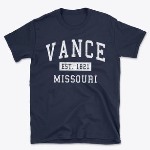 Vance Missouri Classic Established Basic T-Shirt