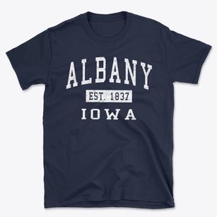 Albany Iowa Classic Established Basic T-Shirt