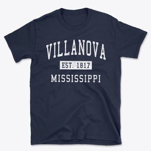 Villanova Mississippi Classic Established Basic T-Shirt