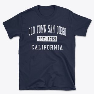 Old Town San Diego California Classic Established Basic T-Shirt